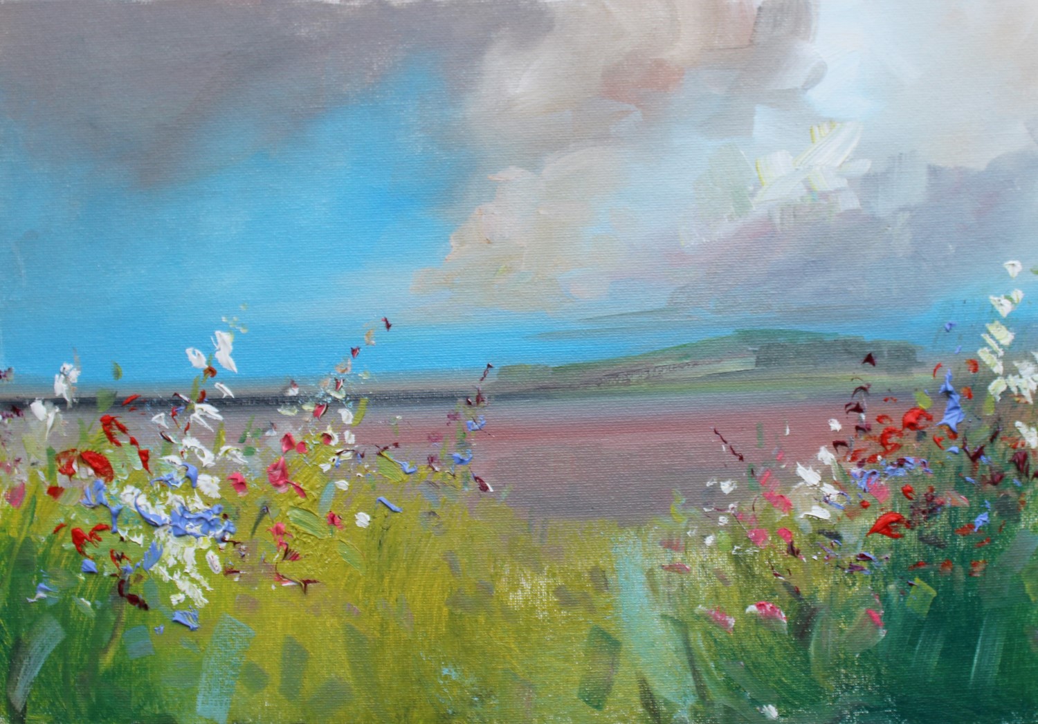 'Wild flower Hedgerows' by artist Rosanne Barr